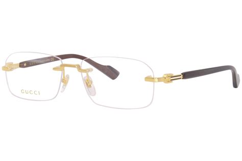 gucci men's rimless eyeglasses|Gucci eyeglasses clearance.